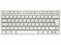 CHERRY Tastatur KW 7100 Mini, JK-7100DE-0, Bluetooth, weiß