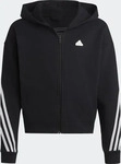 Adidas IC0118-0001, Adidas Future Icons 3-Streifen Kapuzenjacke Black / White...