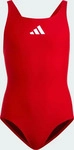 Adidas IC4725-0010, Adidas Solid Small Logo Badeanzug Better Scarlet / White / Shadow
