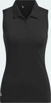 Adidas IN2536-0002, Adidas Women's Ultimate365 Solid Sleeveless Poloshirt Black