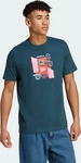 Adidas IL5382-0004, Adidas Sportswear Photo Real Two-Tone T-Shirt Arctic Night