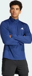Adidas IT5447-0001, Adidas Train Essentials Training 1/4-Zip Longsleeve Dark Blue