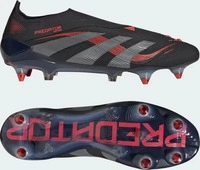 Adidas ID3845-0016, Adidas Predator Elite Laceless SG Fu&szlig;ballschuh Core Black / Grey
