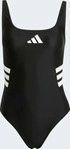 Adidas JH3391-0006, Adidas 3-Streifen U-back Badeanzug Black / White Frauen