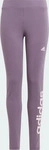 Adidas IJ6246-0005, Adidas Essentials Linear Logo Cotton Leggings Shadow Violet /