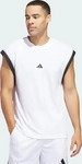 Adidas JN4724-0007, adidas Basketball All-World Sleeveless Tanktop White / Black