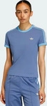 Adidas KE9385-0005, Adidas 3-Streifen Slim T-Shirt Crew Blue / Light Blue /...