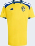 Adidas JZ6378-0002, Adidas Schweden 26 Kids Heimtrikot Yellow Kinder