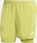 Adidas JW9795-0001, Adidas Own the Run CLIMACOOL 2-in-1 5-Pocket Shorts Preloved Lime