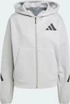 Adidas JD9593-0008, adidas Z.N.E. Zip-Hoodie Medium Grey Heather Frauen