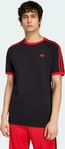 Adidas KW0121-0004, Adidas T-Shirt, 3-Streifen Black / Vivid Red M&auml;nner