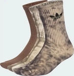 Adidas KD0974-0004, Adidas Tie Dye Crew Socken, 3 Paar Utility Black / Off White /