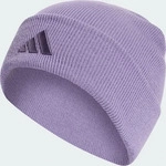 Adidas KQ6683-0003, Adidas New Logo Beanie Cuff Magic Lilac / Tech Purple