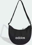Adidas JN0882, Adidas Linear Essentials Festival Tasche Black / Silver Metallic