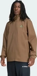 Adidas KX2489-0003, Adidas Terrex Multi Essentials Regenjacke, zweilagig Brown Oxide