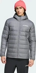 Adidas KG0020-0005, Adidas Terrex Multi Daunenjacke, CLIMAWARM, Kapuze, leicht Grey