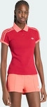 Adidas KS9940-0004, Adidas 3-Streifen Poloshirt Team Victory Red / Preloved Scarlet