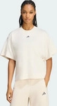 Adidas LF0089-0006, Adidas 3 STRIPES STUDIO BOYFRIEND T-SHIRT Wonder White Frauen