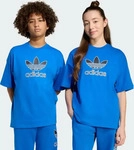 Adidas JV8557-0007, Adidas Oversize Trefoil T-Shirt Blue Kinder