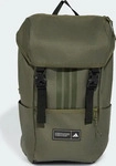 Adidas KG9573, Adidas 3-STREIFEN RUCKSACK, MIT KLAPPE Olive Strata / Black