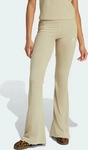 Adidas KD3850-0011, Adidas Essentials Rib Flared Leggings Stone Khaki Frauen