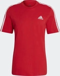 Adidas GL3736-0002, Adidas Essentials 3-Streifen T-Shirt Scarlet M&auml;nner