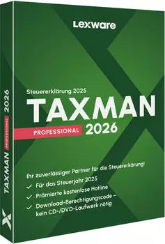 Lexware Taxman 2026 professional (Download)