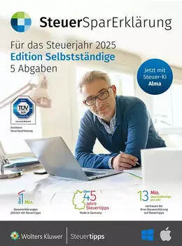 Steuertipps SteuerSparErklärung 2026 Selbstständige (Download)