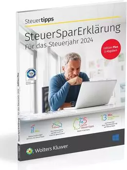 Steuertipps SteuerSparErkl&auml;rung 2025 plus (PKC)