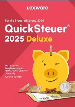 Lexware QuickSteuer 2025 Deluxe (Download)