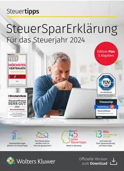 Steuertipps SteuerSparErkl&auml;rung 2025 plus (Download)