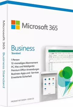 Microsoft 365 Business Standard 1-Jahres-Abonnement (KLQ-00645)