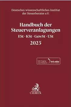 Verlag C. H. Beck Handbuch der Steuerveranlagungen 2025 (9783406845734)