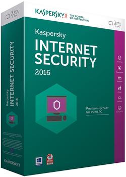 Kaspersky Internet Security 2016 (3 User) (1 Jahr) (DE) (Win) (Box)