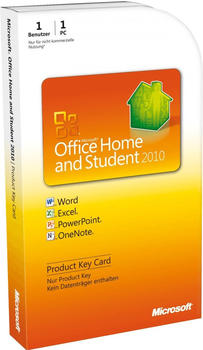 Microsoft Office 2010 Home and Student (DE) (Win) (ESD)