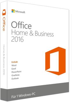 Microsoft Office 2016 Home and Business (DE) (Win) (ESD)