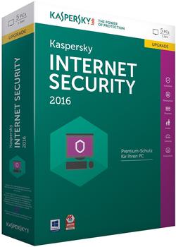 Kaspersky Internet Security 2016 Upgrade (5 User) (1 Jahr) (DE) (Win) (Box)