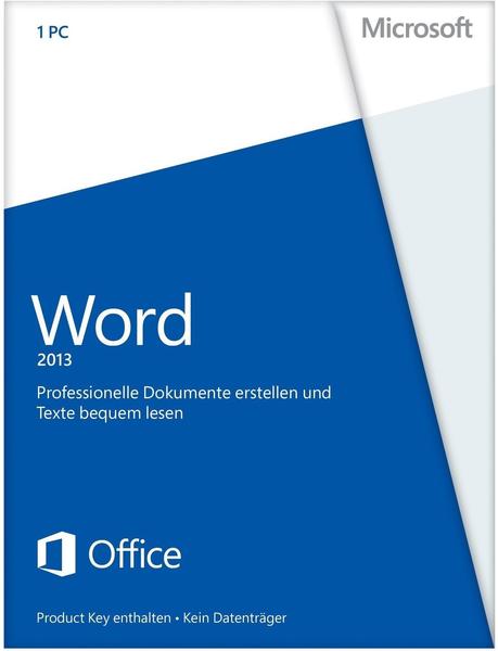 Microsoft Word 2013 (DE) (Win) (PKC)