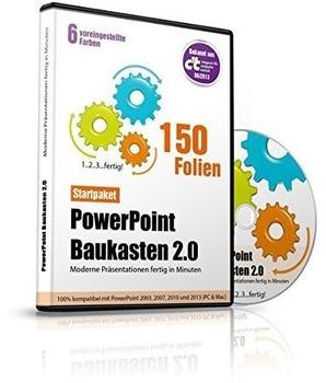 Future Pace Media PowerPoint Baukasten 2.0 - STARTPAKET) - (150 POWERPOINT 3D VORLAGEN) - Präsentationen fertig in Minuten