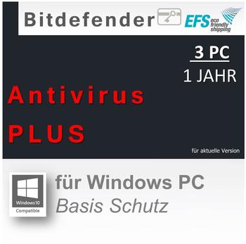 Bitdefender Antivirus Plus 2017 (3 Geräte) (1 Jahr)