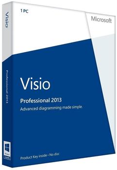 Microsoft Visio Professional 2013 ESD DE Win