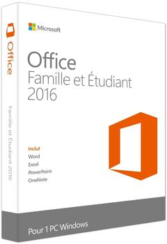 Microsoft Office Famille et Étudiant 2016 (Win) (FR)
