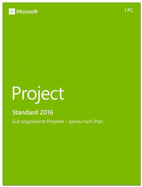 Microsoft Project 2016 Standard (DE) (ESD)