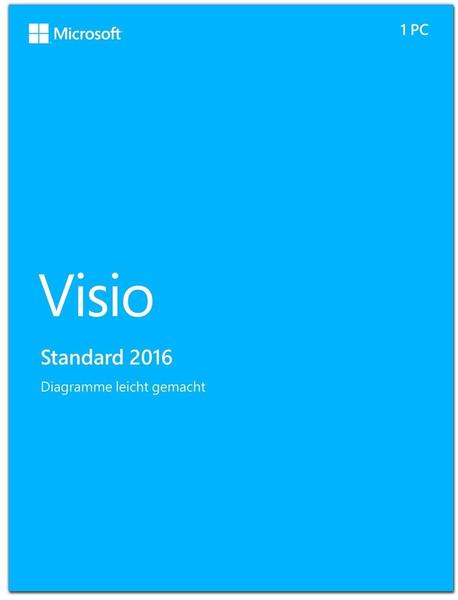 Microsoft Visio 2016 Standard (DE) (Win) (MLK)