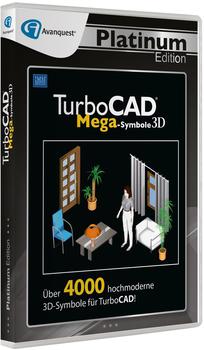 Avanquest TurboCAD 3D Mega Symbole - Platinum Edition (DE) (Win)