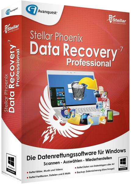 Avanquest Stellar Phoenix Windows Data Recovery 7 Professional (Datenrettungssoftware) - Für Windows
