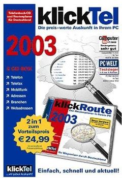 KlickTel + KlickRoute "2 in 1" Juli 2003