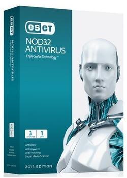 ESET NOD32 AntiVirus V7 (3 User) (1 Jahr) (DE) (Win/Mac) (Minibox)