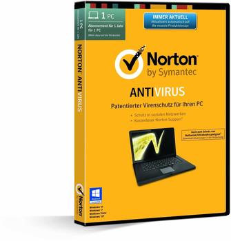 Symantec Norton Antivirus 2014 DVD Box DE Win