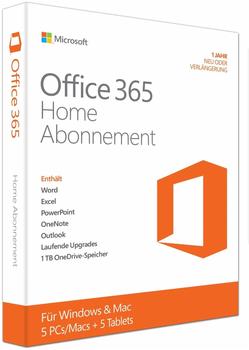 Microsoft Office 365 Home Premium 5 User ESD DE Win Mac